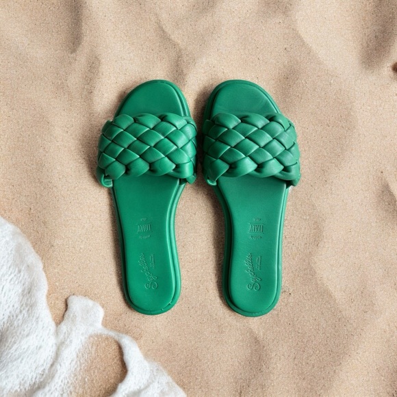Seychelles Shoes - SEYCHELLES | Women's Green Bellissima Slide Sandals Size 9